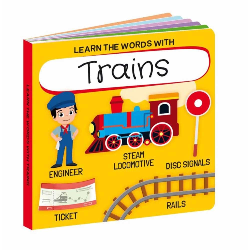 Learn The Words With Trains Çocuk Kitapları Uzmanı - Children's Books Expert