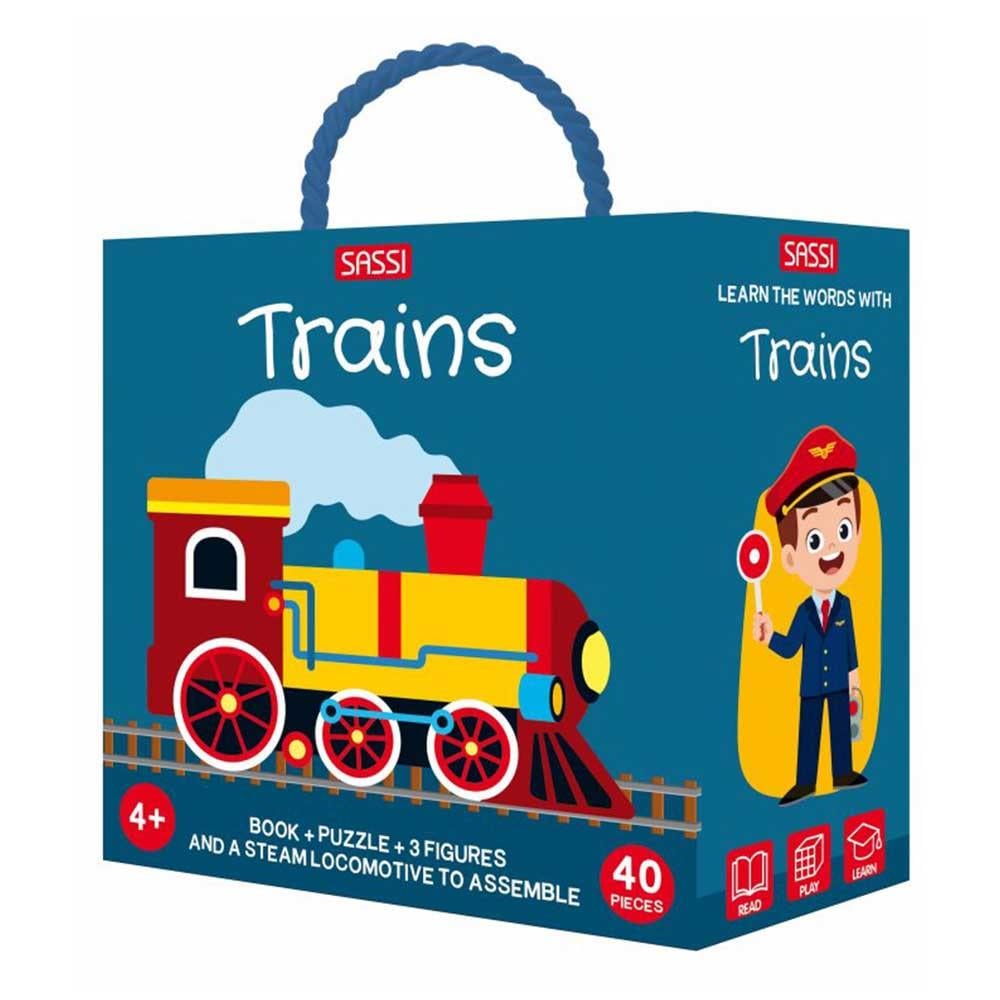 Learn The Words With Trains Çocuk Kitapları Uzmanı - Children's Books Expert