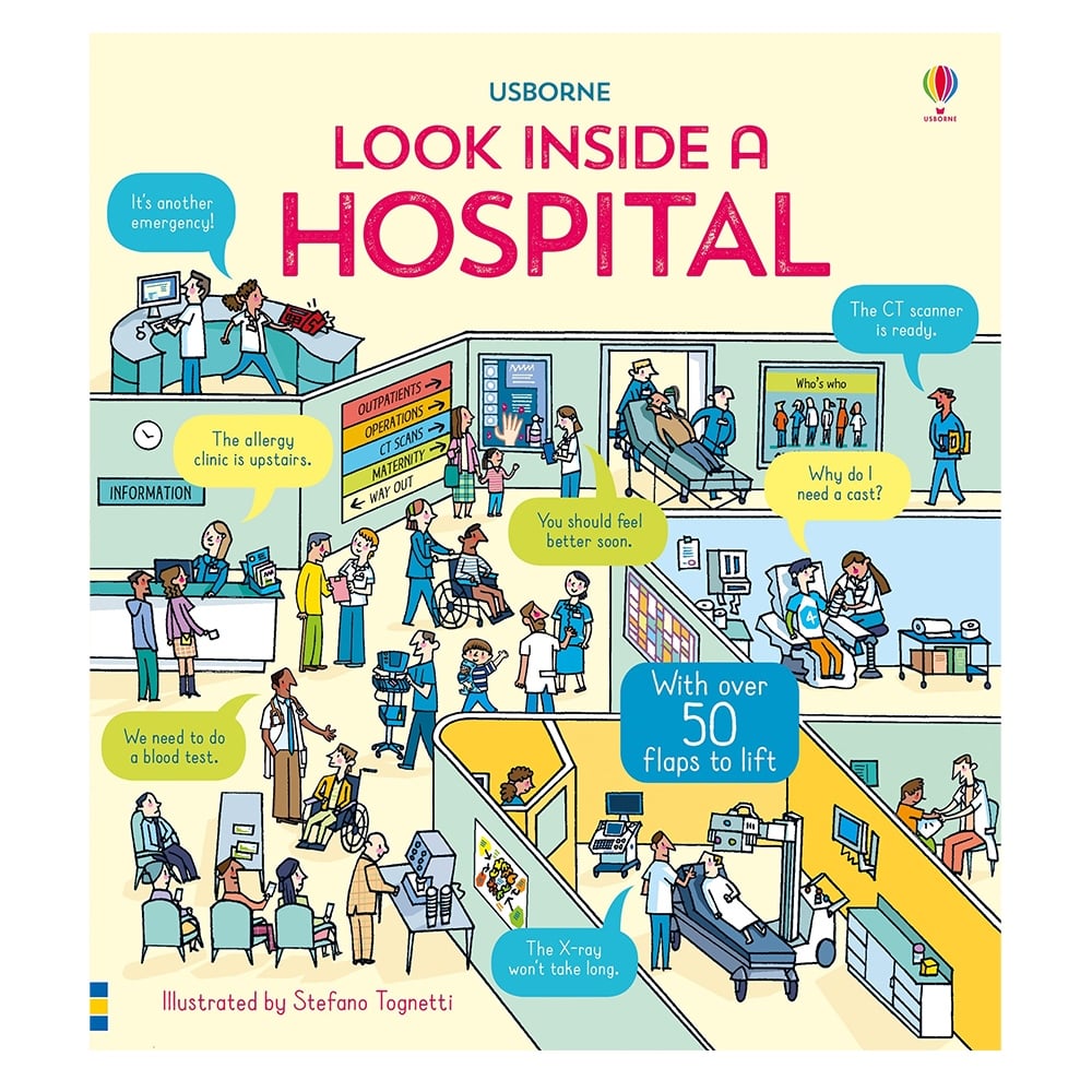 LOOK INSIDE A HOSPITAL Çocuk Kitapları Uzmanı - Children's Books Expert