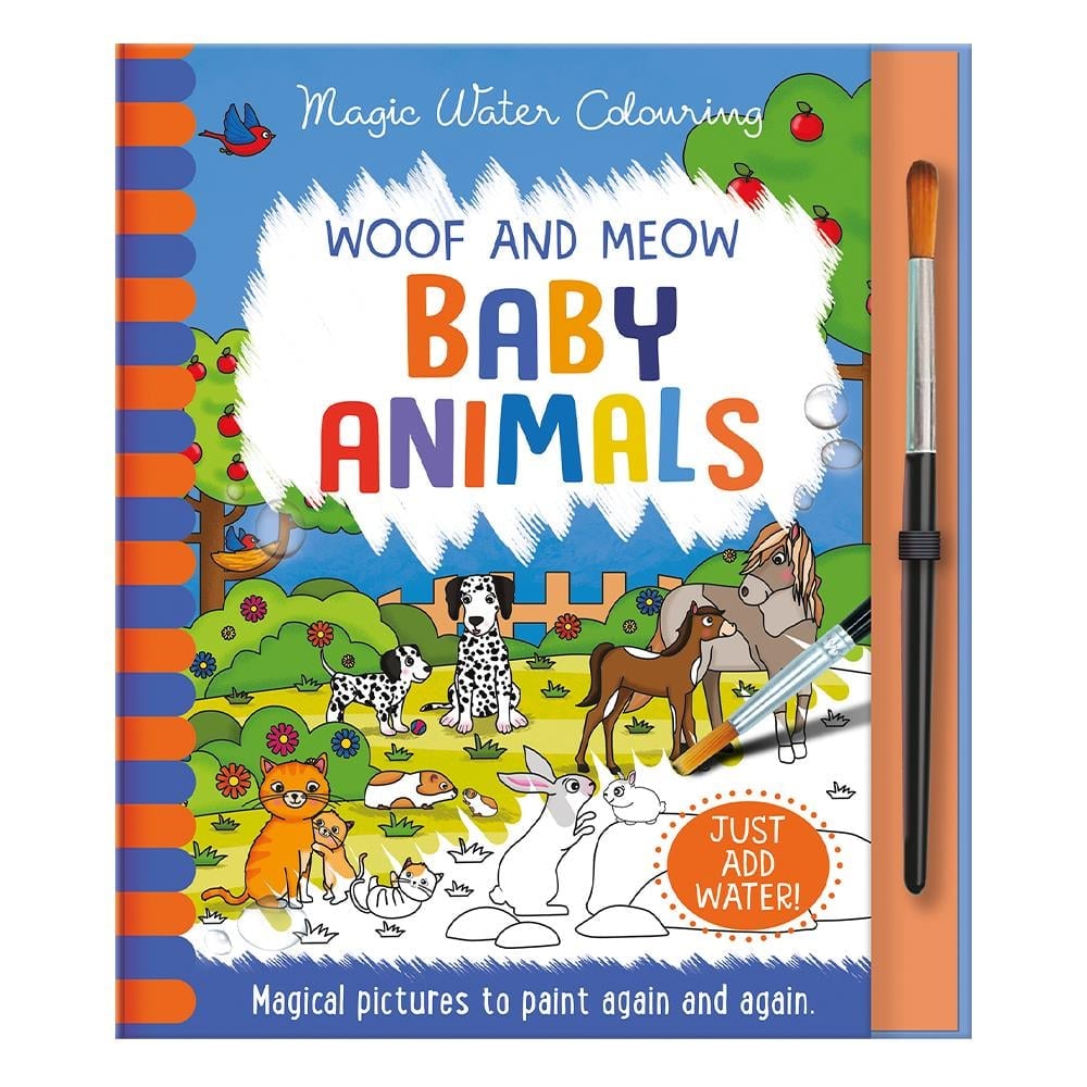Magic Water Colouring - Baby Animals Çocuk Kitapları Uzmanı - Children's Books Expert