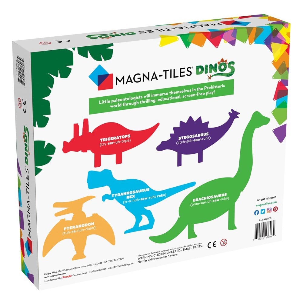 MAGNA-TILES DINOS 5 PARÇA Çocuk Kitapları Uzmanı - Children's Books Expert