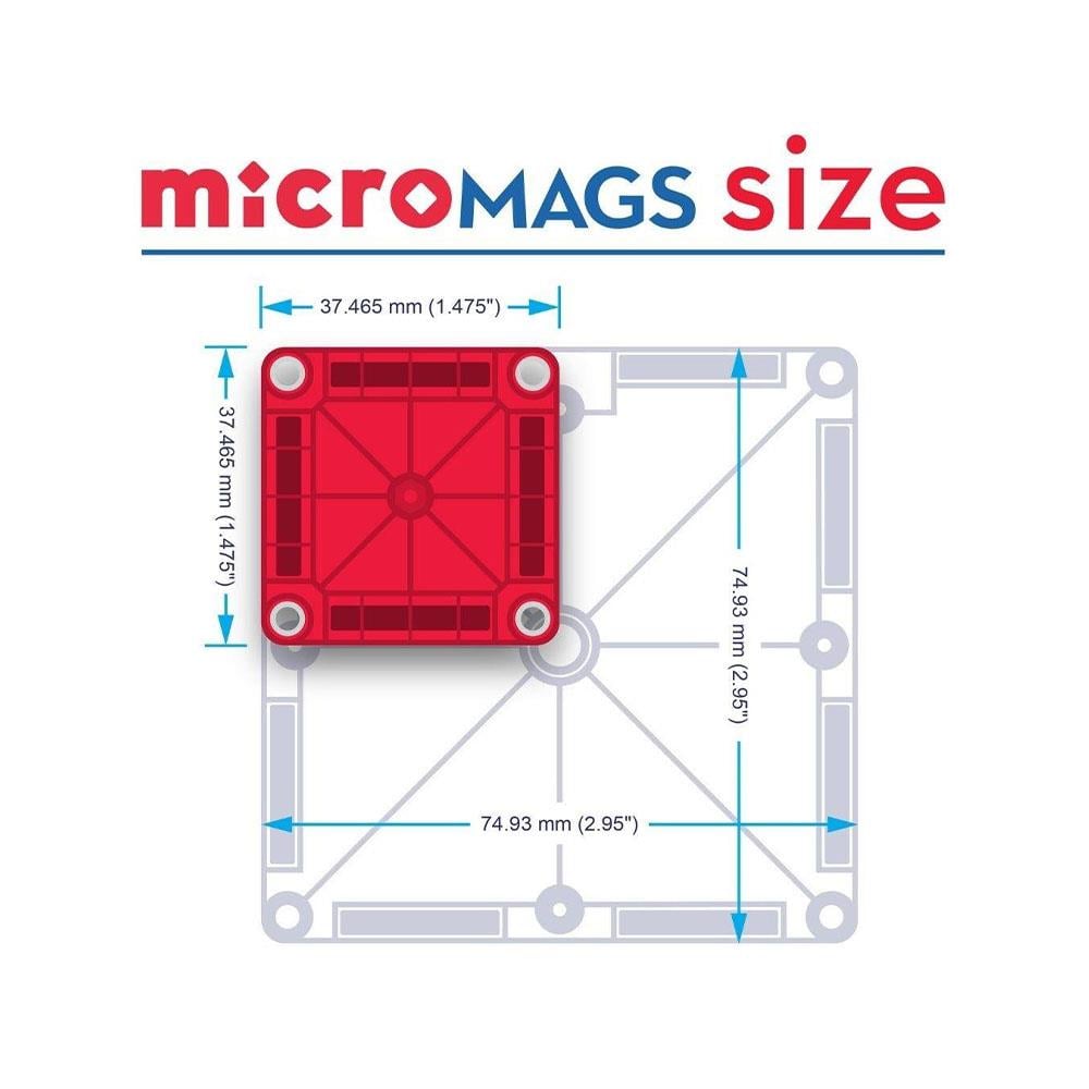 Magna-Tiles microMAGS - 70 Parça Çocuk Kitapları Uzmanı - Children's Books Expert