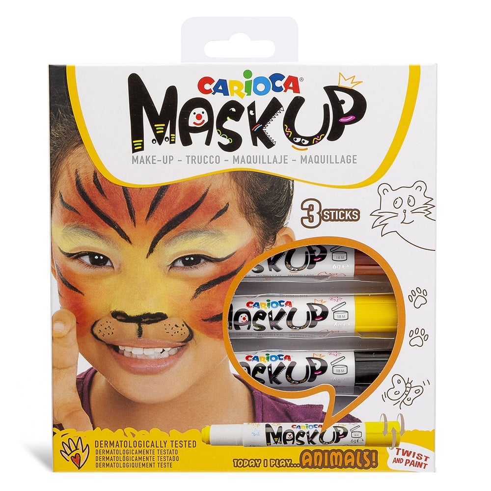 MASK UP YÜZ BOYASI – HAYVANLAR (3 RENK) Çocuk Kitapları Uzmanı - Children's Books Expert