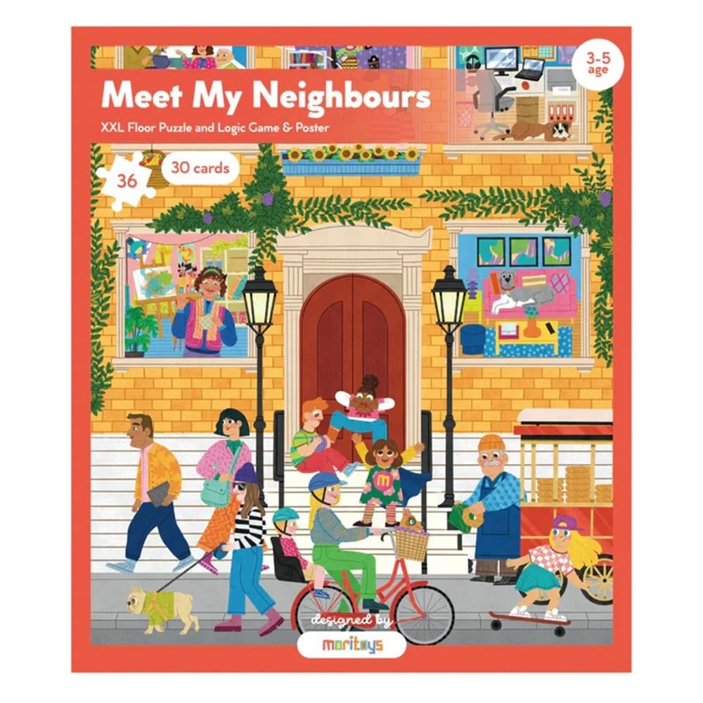 MEET MY NEIGHBOURS - 36 PARÇA DEV PUZZLE Çocuk Kitapları Uzmanı - Children's Books Expert