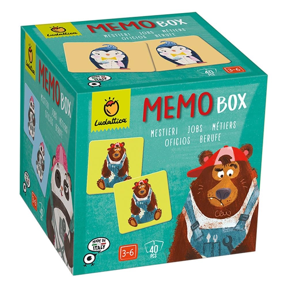 Memo Box - Mestieri - Jobs Çocuk Kitapları Uzmanı - Children's Books Expert