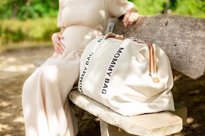 Mommy Bag Çanta, Signature Kanvas Krem