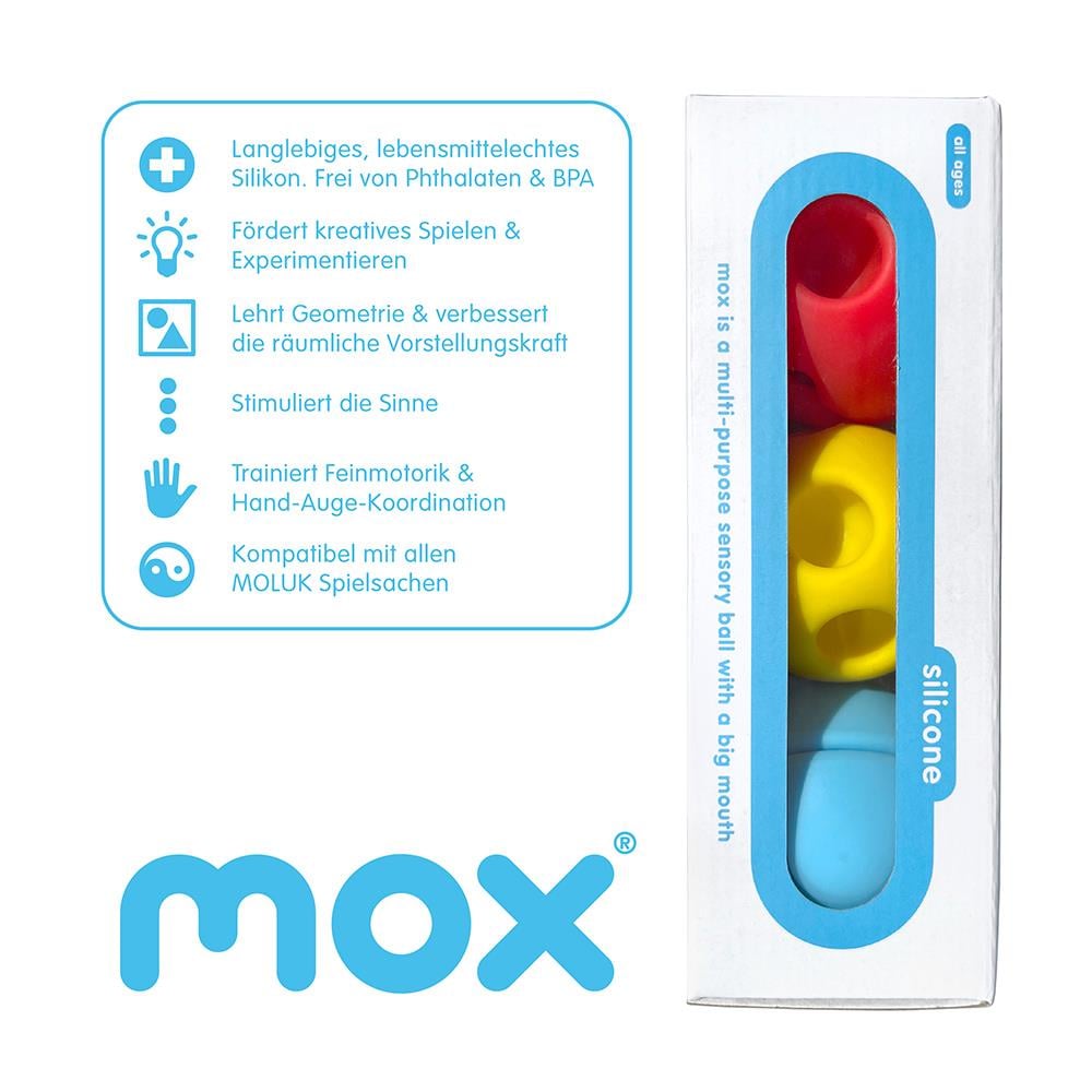 Mox 3-Set Primary Blue-Red-Yellow Çocuk Kitapları Uzmanı - Children's Books Expert