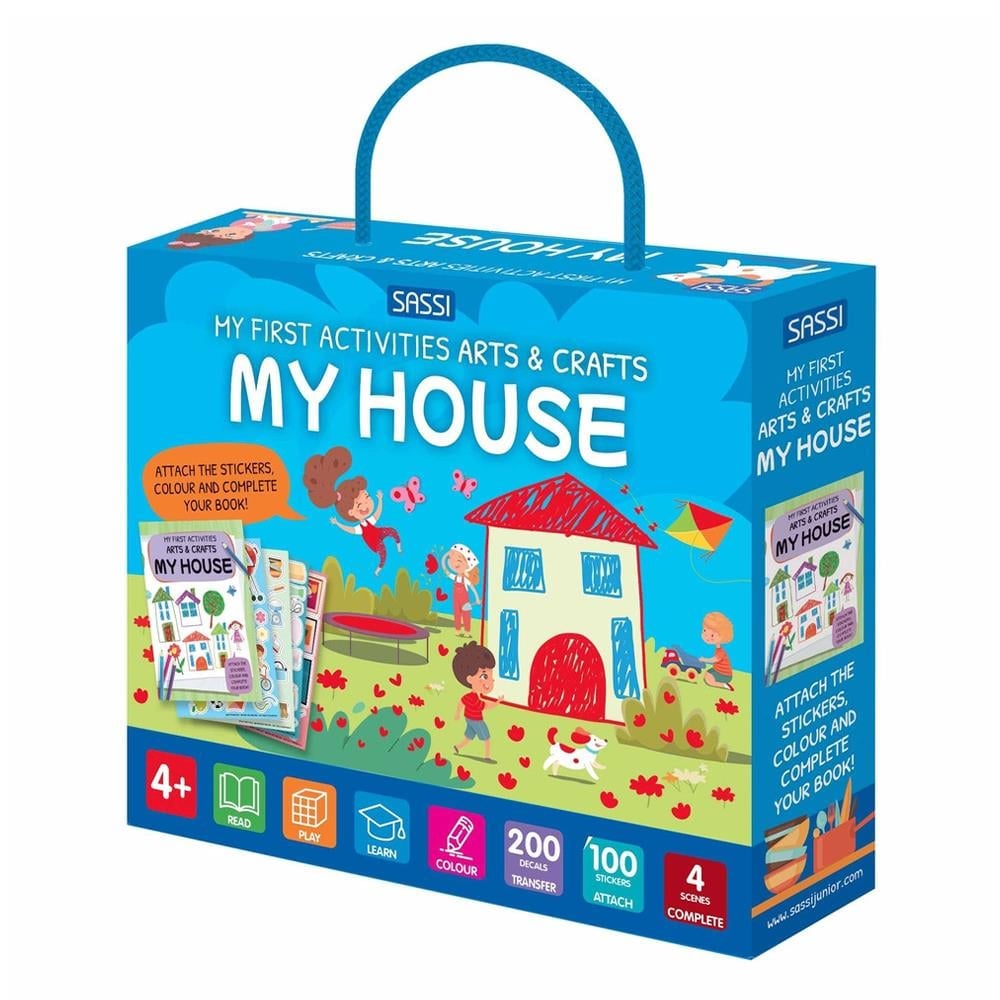 MY FIRST ACTIVITIES ARTS AND CRAFTS - MY HOUSE Çocuk Kitapları Uzmanı - Children's Books Expert