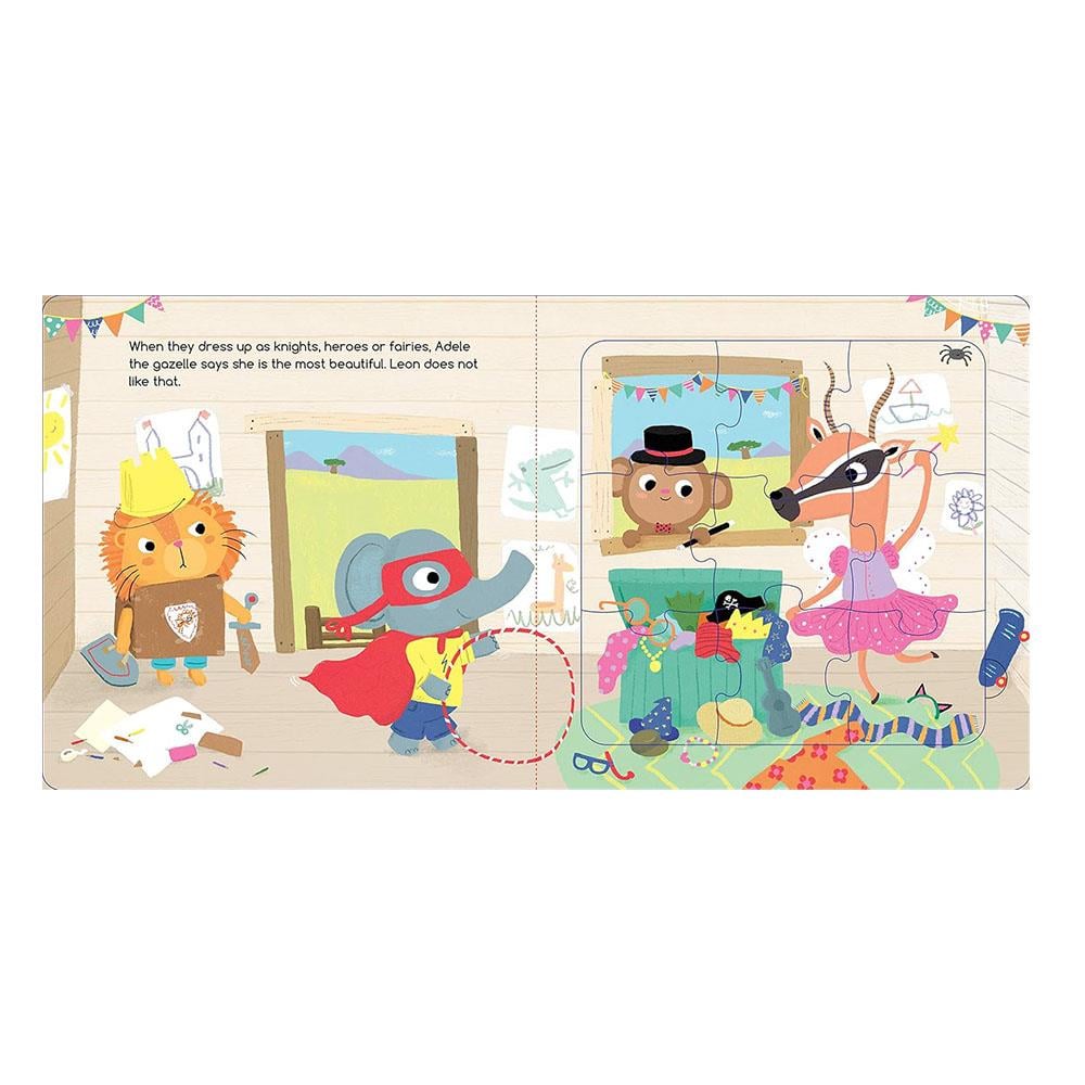 My First Puzzles - Leon Is Grumpy Çocuk Kitapları Uzmanı - Children's Books Expert