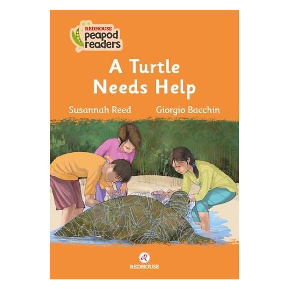 PEAPOD READERS 16 - A TURTLE NEEDS HELP Çocuk Kitapları Uzmanı - Children's Books Expert