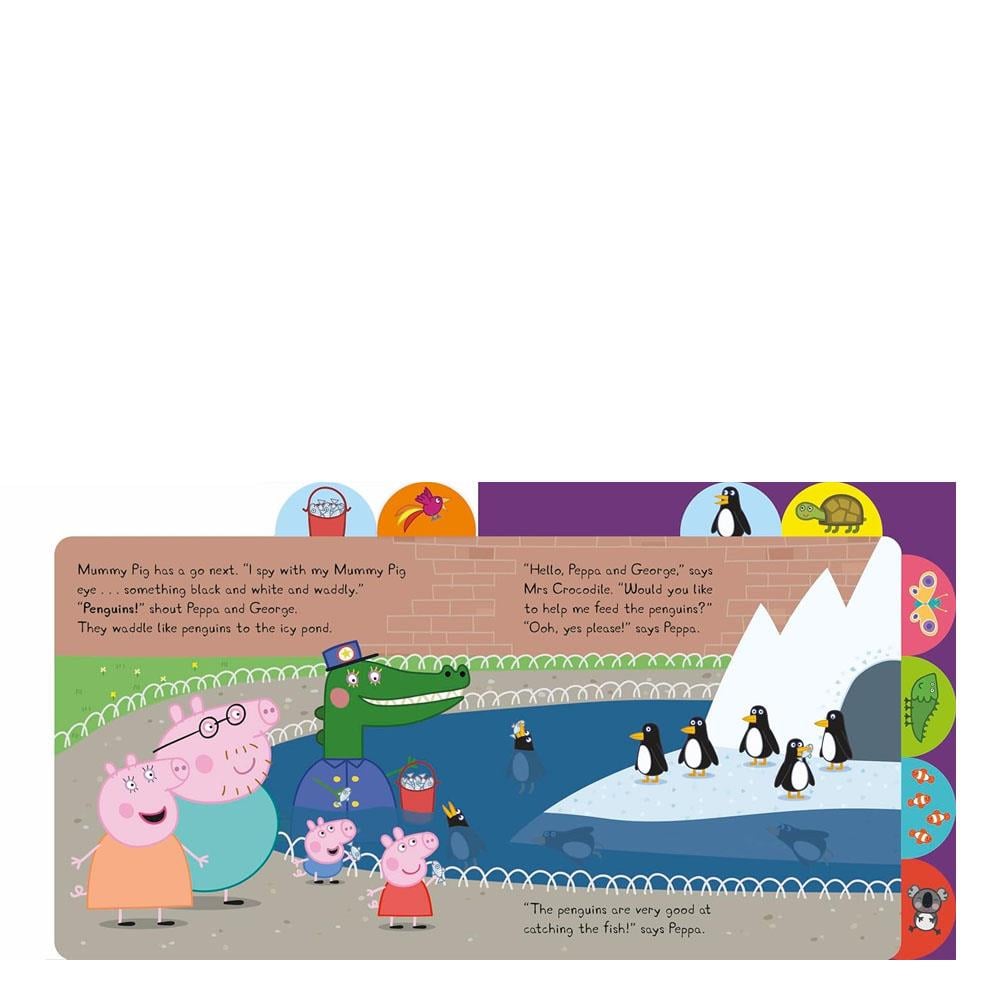 Peppa Pig - I Spy at the Zoo - Tabbed Board Book Çocuk Kitapları Uzmanı - Children's Books Expert