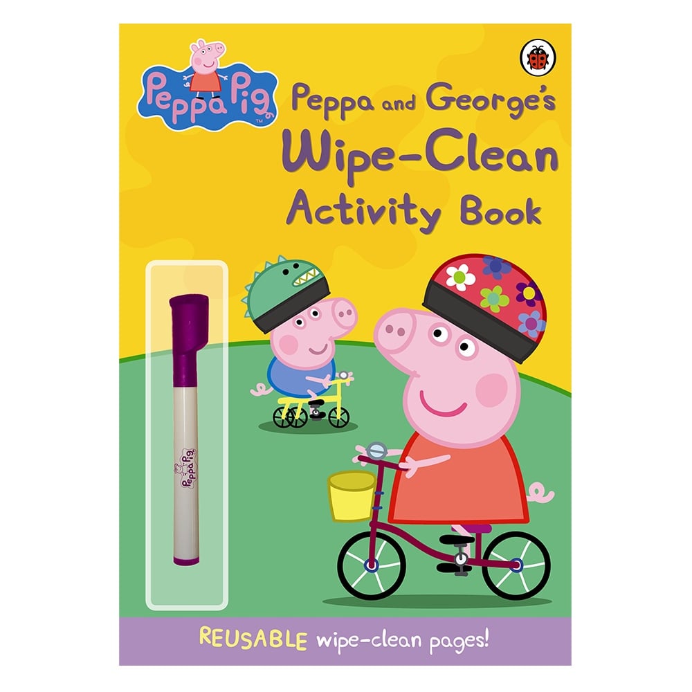 PEPPA PIG: PEPPA AND GEORGES WIPE-CLEAN Çocuk Kitapları Uzmanı - Children's Books Expert
