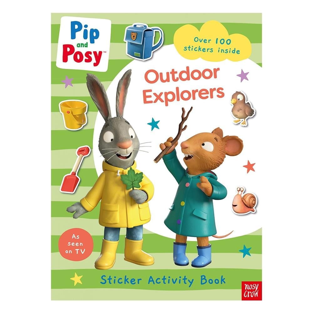 PIP AND POSY - OUTDOOR EXPLORERS STICKER ACTIVITY Çocuk Kitapları Uzmanı - Children's Books Expert