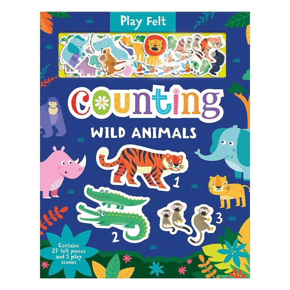 Play Felt - Counting Wild Animals Çocuk Kitapları Uzmanı - Children's Books Expert