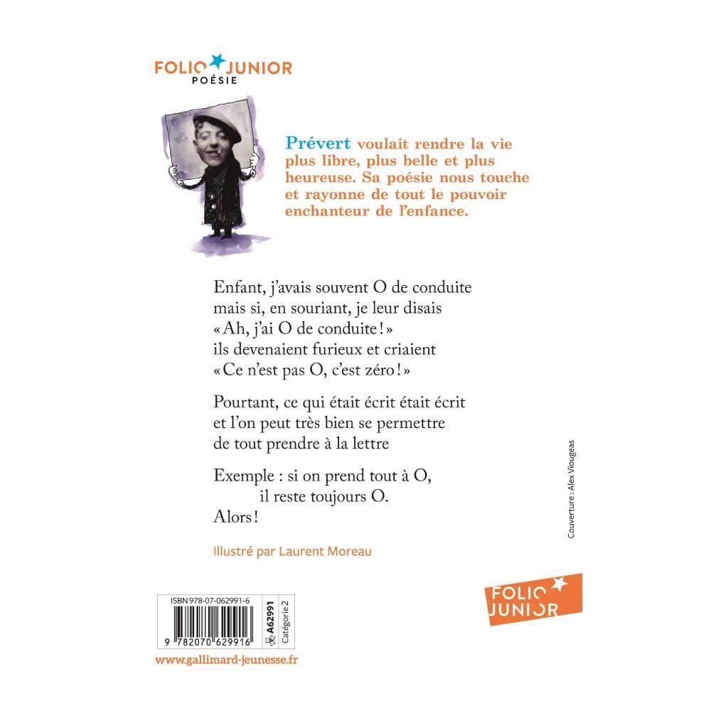 POEMES DE JACQUES PREVERT Çocuk Kitapları Uzmanı - Children's Books Expert