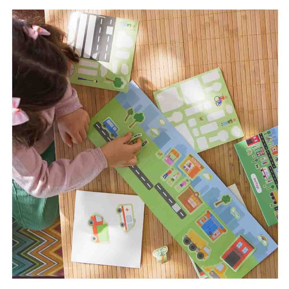 REUSABLE STICKER SET - MY CITY Çocuk Kitapları Uzmanı - Children's Books Expert