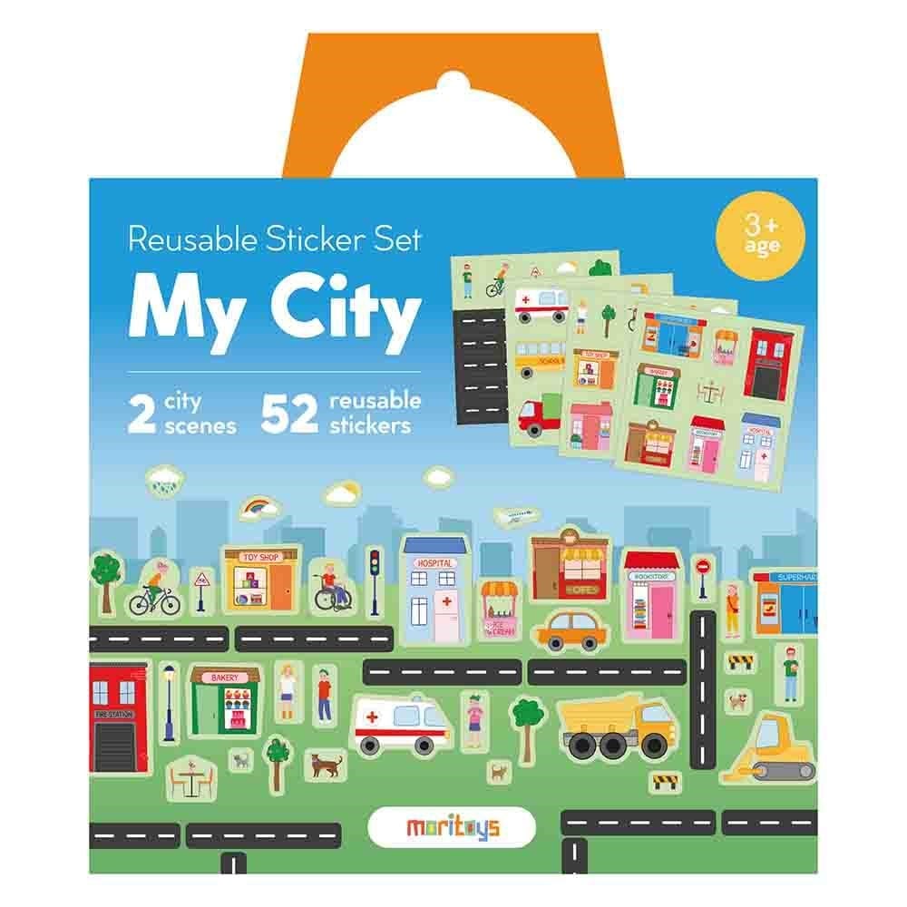 REUSABLE STICKER SET - MY CITY Çocuk Kitapları Uzmanı - Children's Books Expert