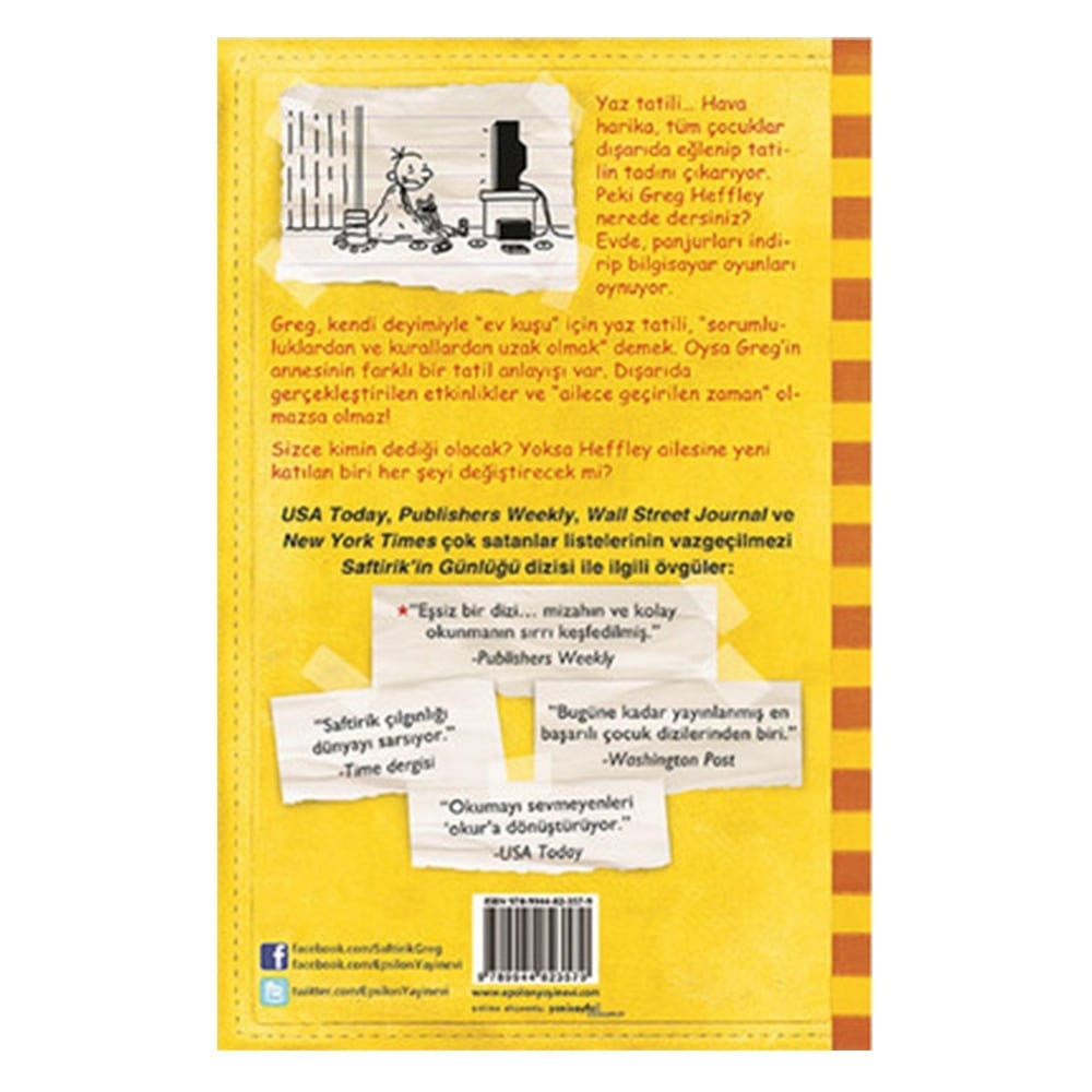 SAFTİRİK GREG İN GÜNLÜĞÜ 4 - İŞTE ŞİMDİ YANDIK Çocuk Kitapları Uzmanı - Children's Books Expert