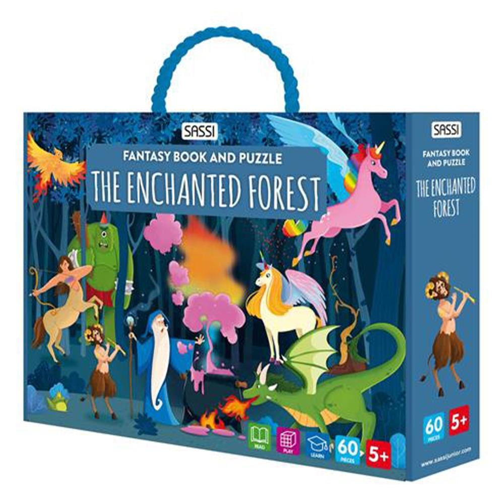 Shaped Puzzle Fantasy - The Enchanted Forest Çocuk Kitapları Uzmanı - Children's Books Expert