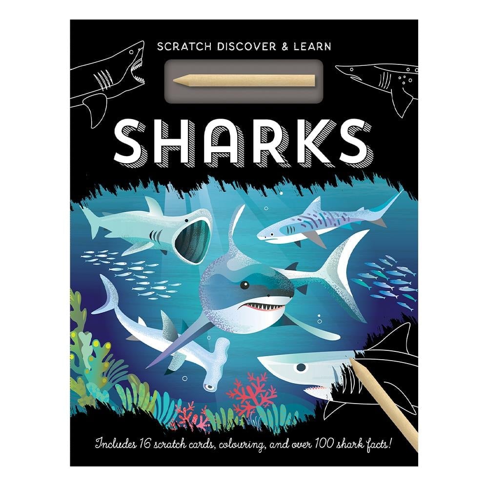 Sharks - Scratch Discover And Learn Çocuk Kitapları Uzmanı - Children's Books Expert