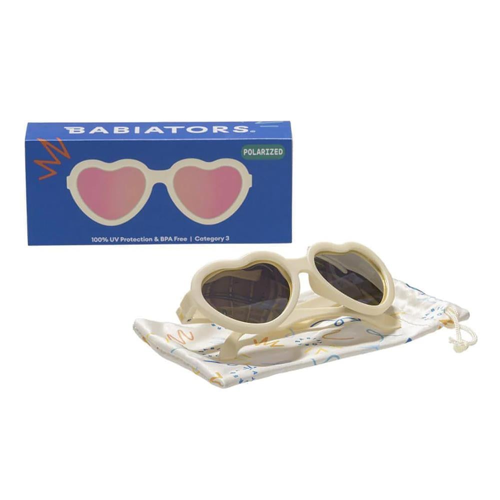 SWEET CREAM - POLARIZED HEARTS GÜNEŞ GÖZLÜĞÜ 0-2 Çocuk Kitapları Uzmanı - Children's Books Expert