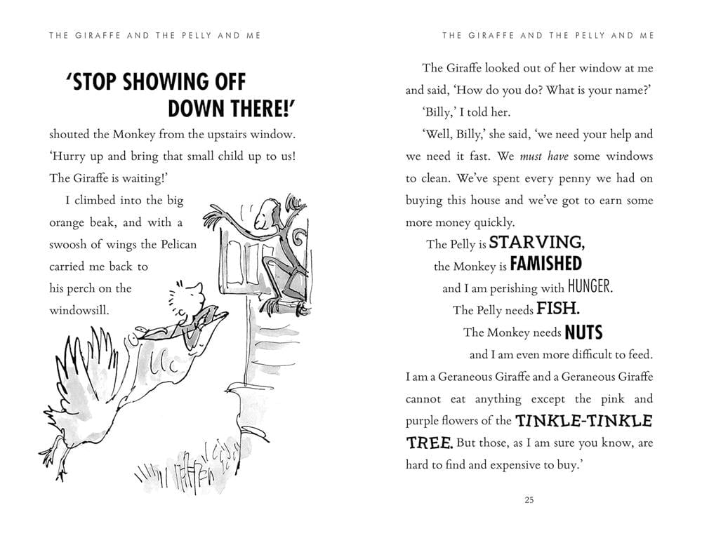 The Giraffe and the Pelly and Me - Paperback Çocuk Kitapları Uzmanı - Children's Books Expert