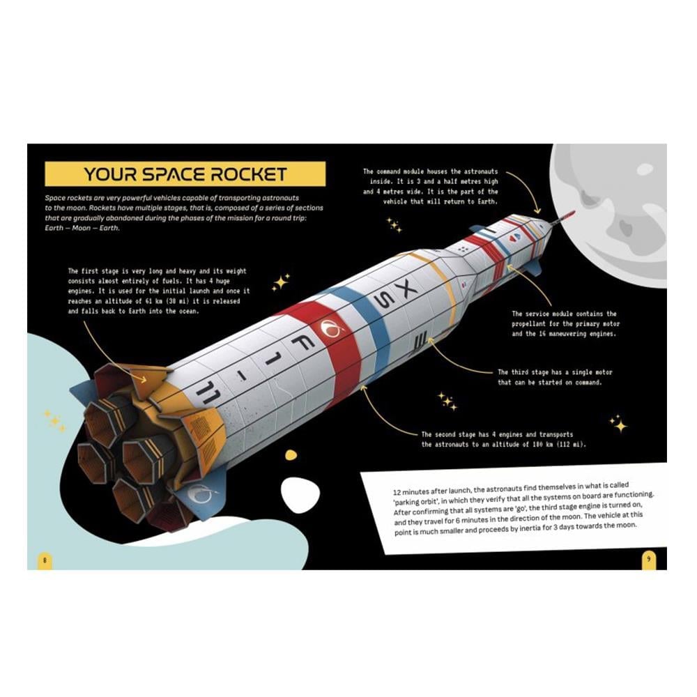 The Space Rocket 3D Çocuk Kitapları Uzmanı - Children's Books Expert
