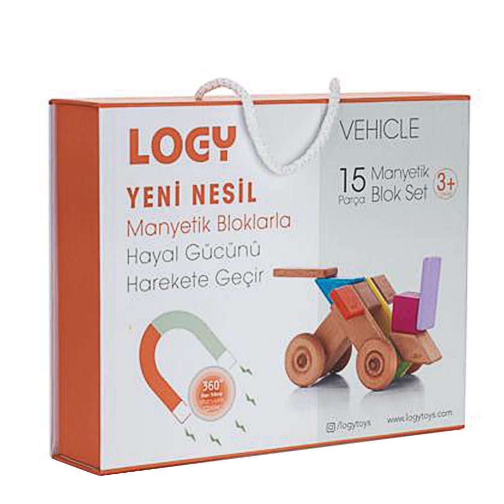 VEHICLE 15 PARÇA MANYETİK BLOK SET Çocuk Kitapları Uzmanı - Children's Books Expert