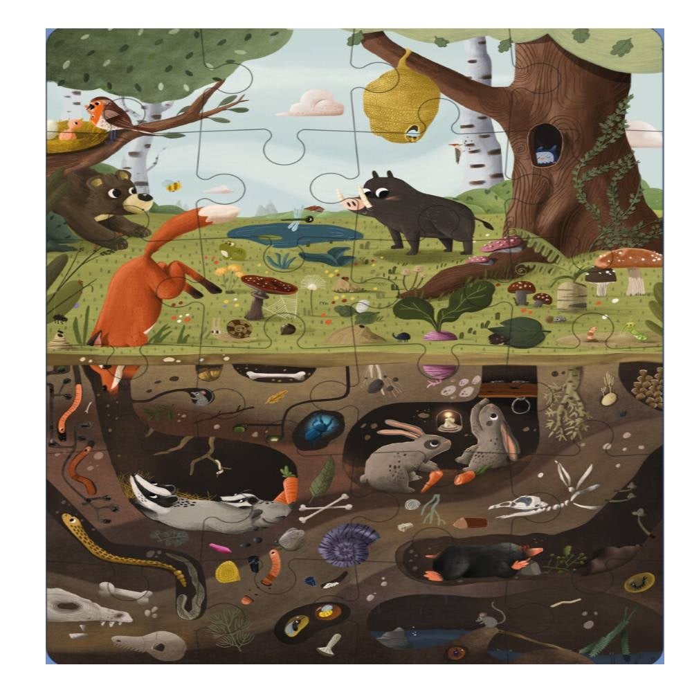 YERALTI - YERÜSTÜ - DEV PUZZLE Çocuk Kitapları Uzmanı - Children's Books Expert