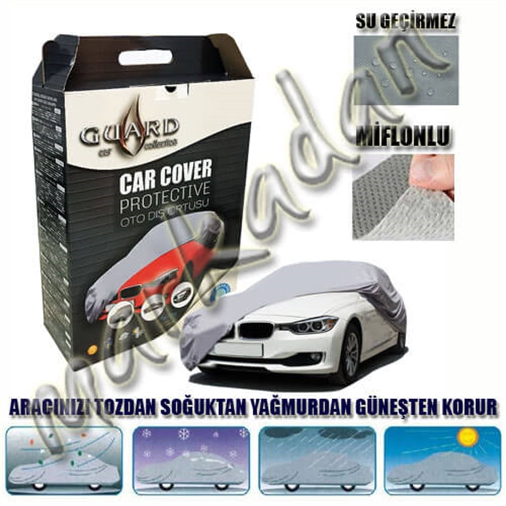 Guard VW Polo Sedan 1994-2003 4 Mevsim Miflonlu Gri Branda