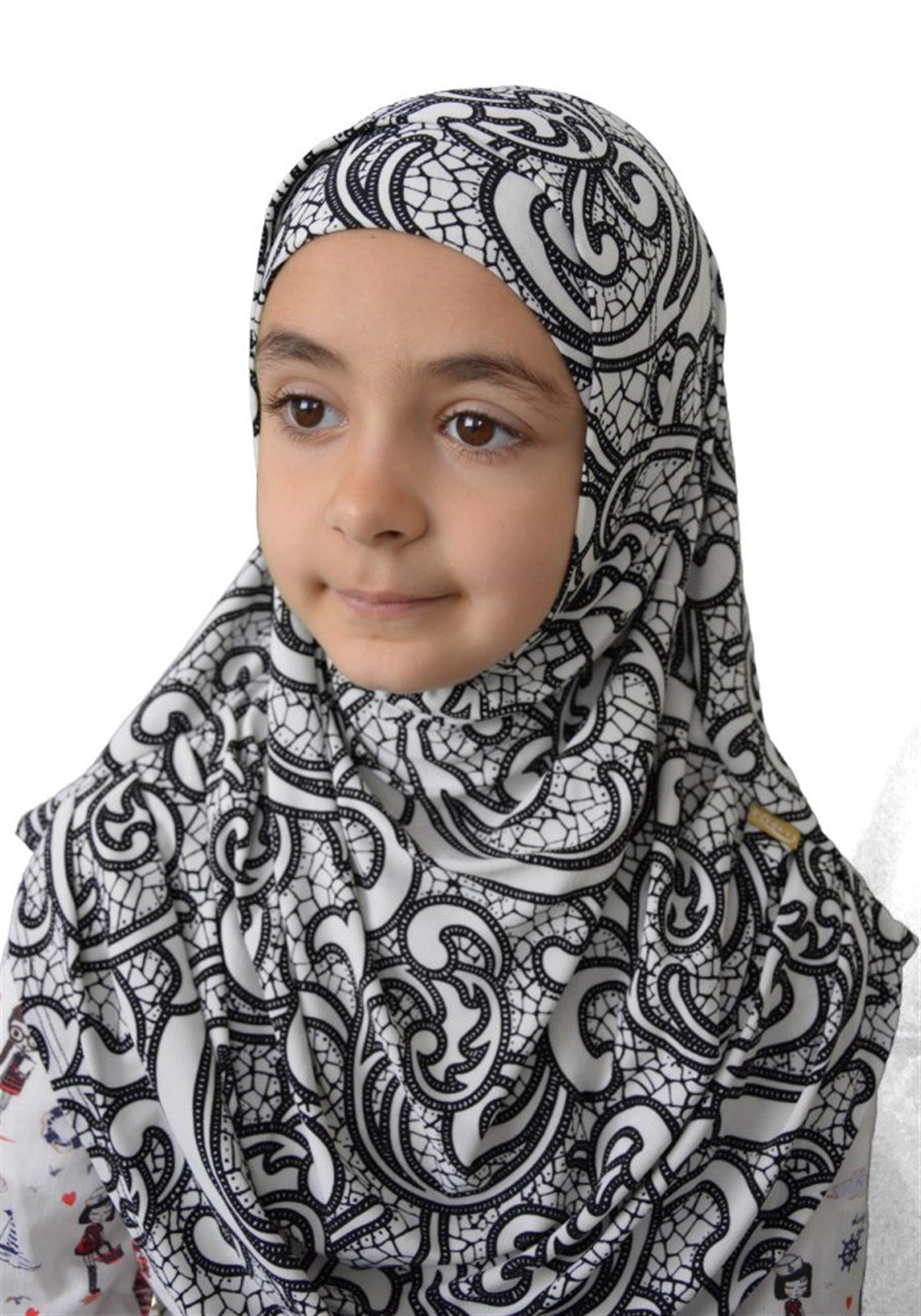 Bada Desen Çocuk Pratik Eşarp