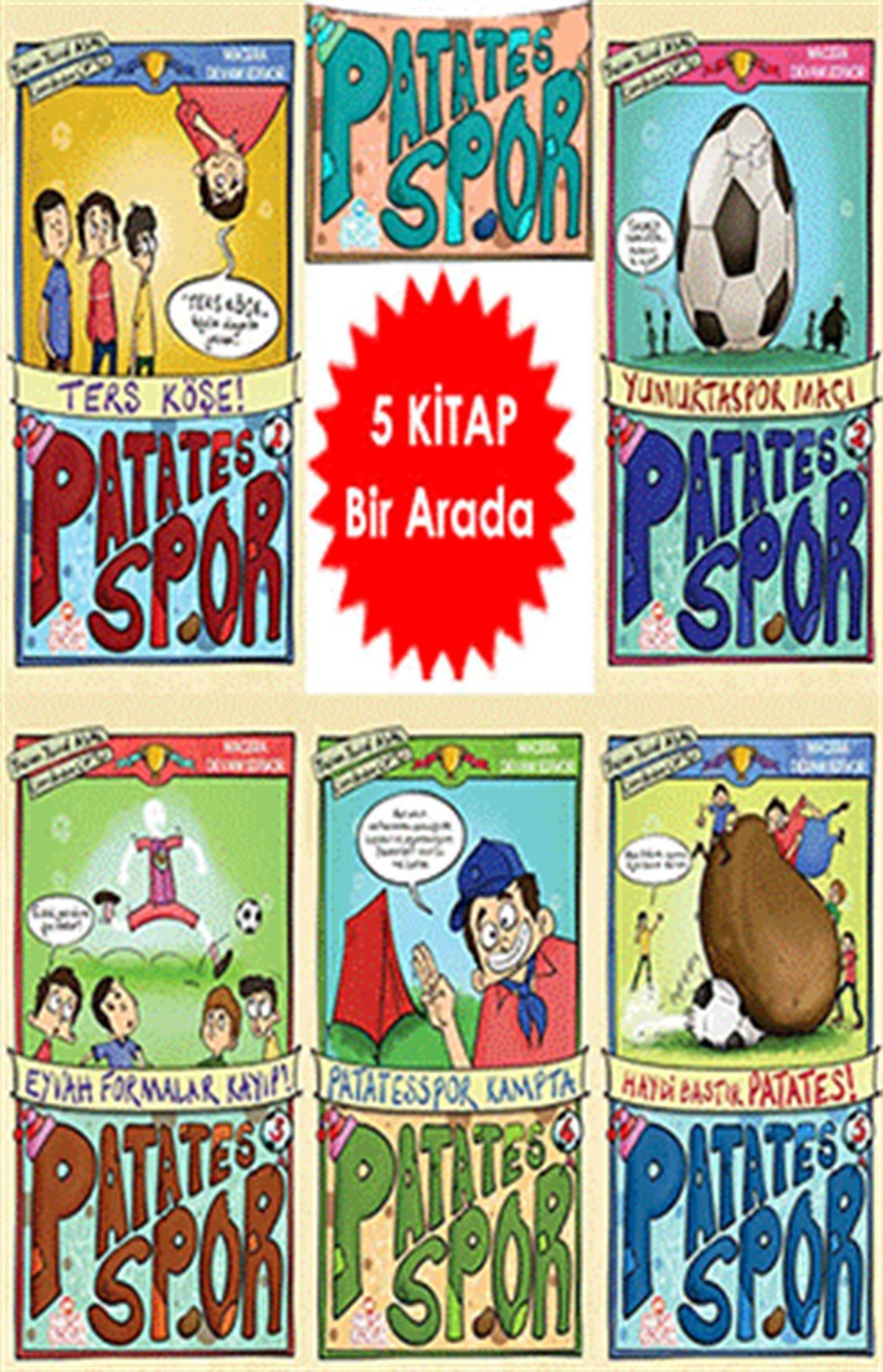 Patatesspor 2 Set 5 Kitap