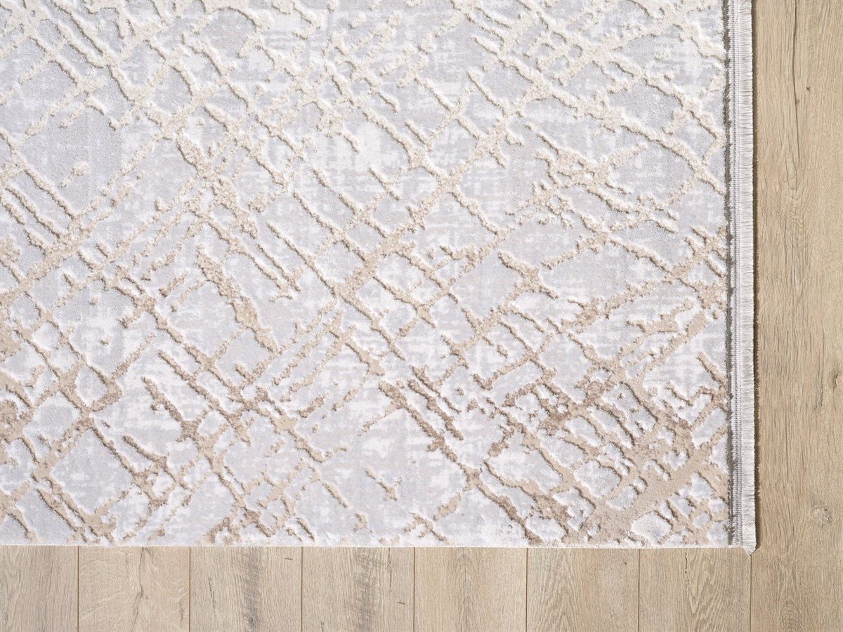 Artemis Halı Alia 6265C Bej Modern Desen Makine Halısı