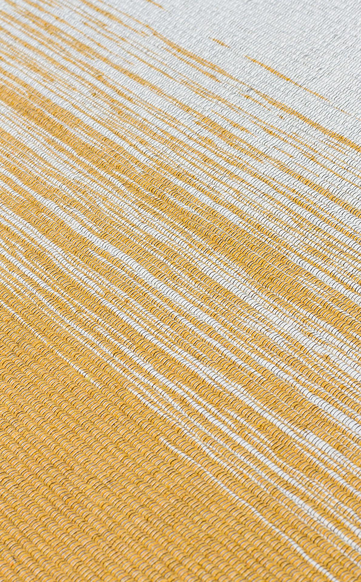 ARYA CRAFT ARC 03 GREY YELLOW Hav Toz Vermez Yıkanabilir Modern Desenli Dokuma Kilim