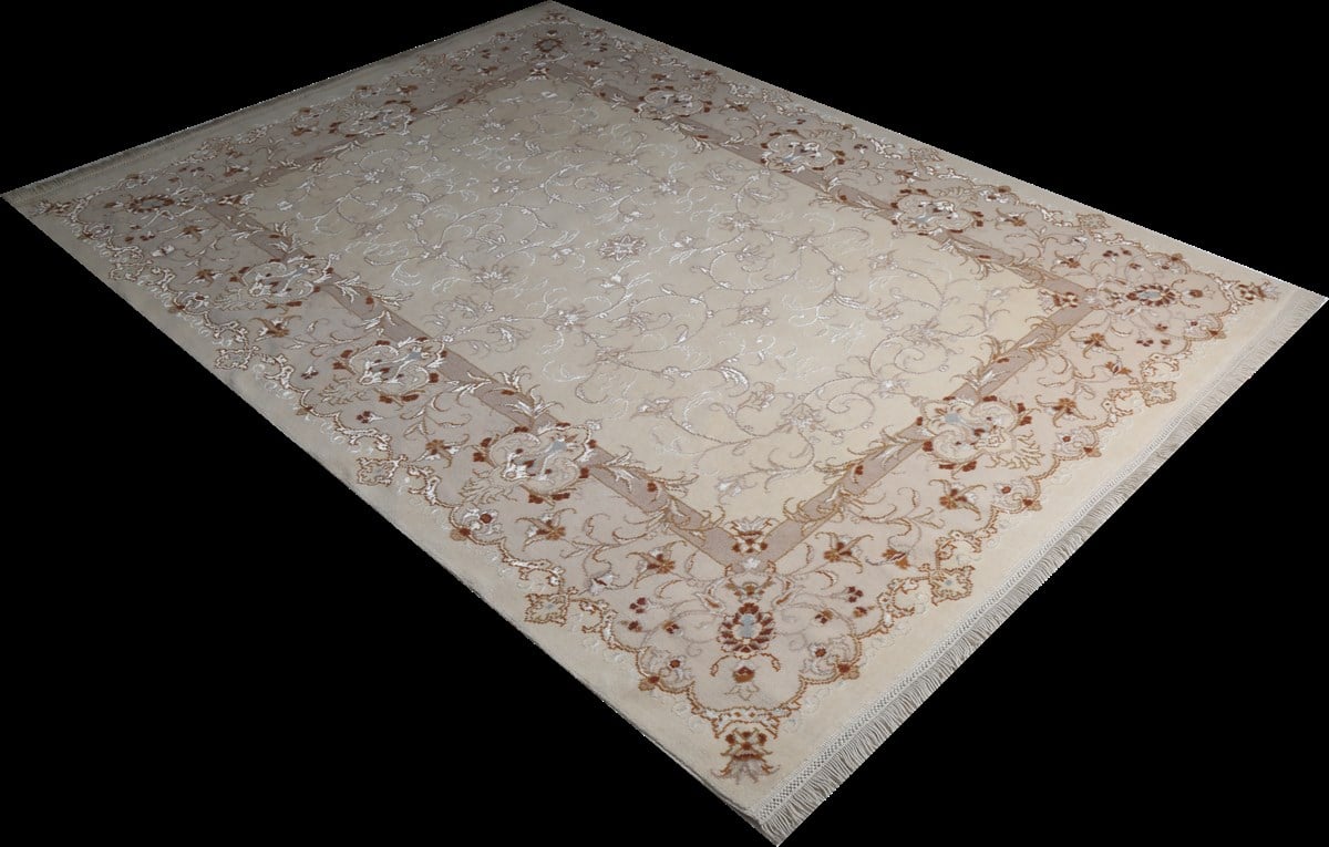 Çam Halı 5033 Aşiyan Klasik Desen Yün ve İpek El Dokuması Halı