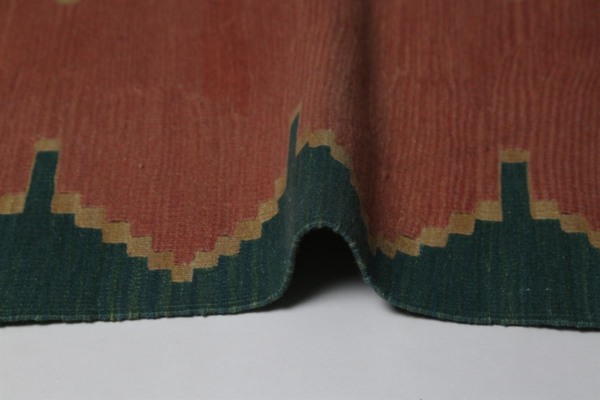 Çam Halı Çok Renkli El Dokuması Anadolu Yün Kilim 1174