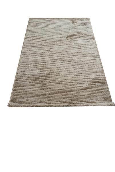 Çam Halı Eyfel 3106 Vizon Romans Halı Modern Desenli Makine Halısı