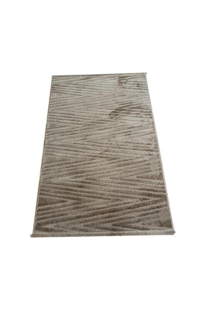 Çam Halı Eyfel 3106 Vizon Romans Halı Modern Desenli Makine Halısı