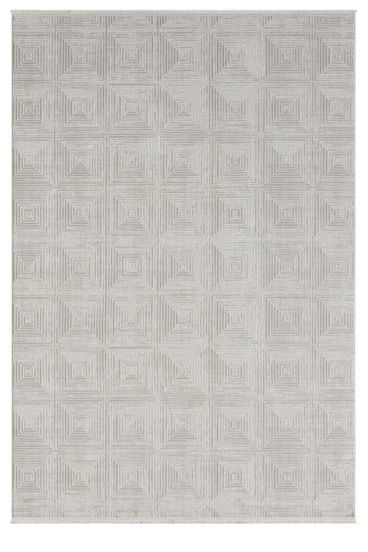 Çam Halı Gusto 901 Krem Seyran Halı Modern Desen Makine Halısı