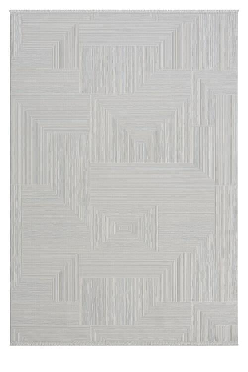 Çam Halı Gusto 902 Beyaz Seyran Halı Modern Desen Makine Halısı