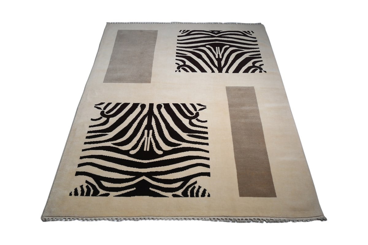 Çam Halı Kaftan Modern-9 Yeni Zellanda Yünü El Dokuması Halı