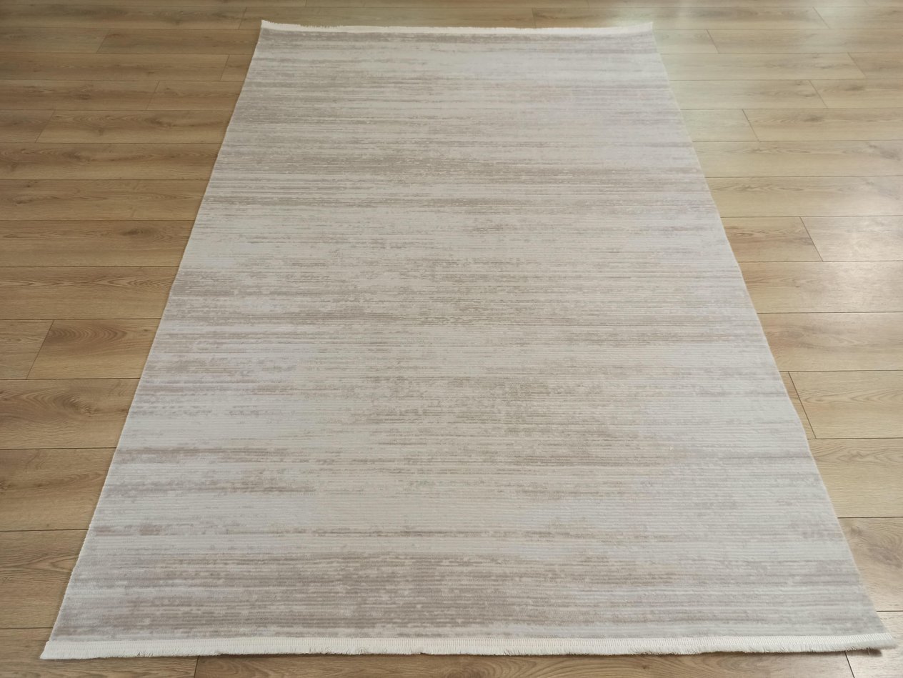 Çam Halı Life LF001A Beyaz Bej Salon Halısı Oturma Odası Halısı