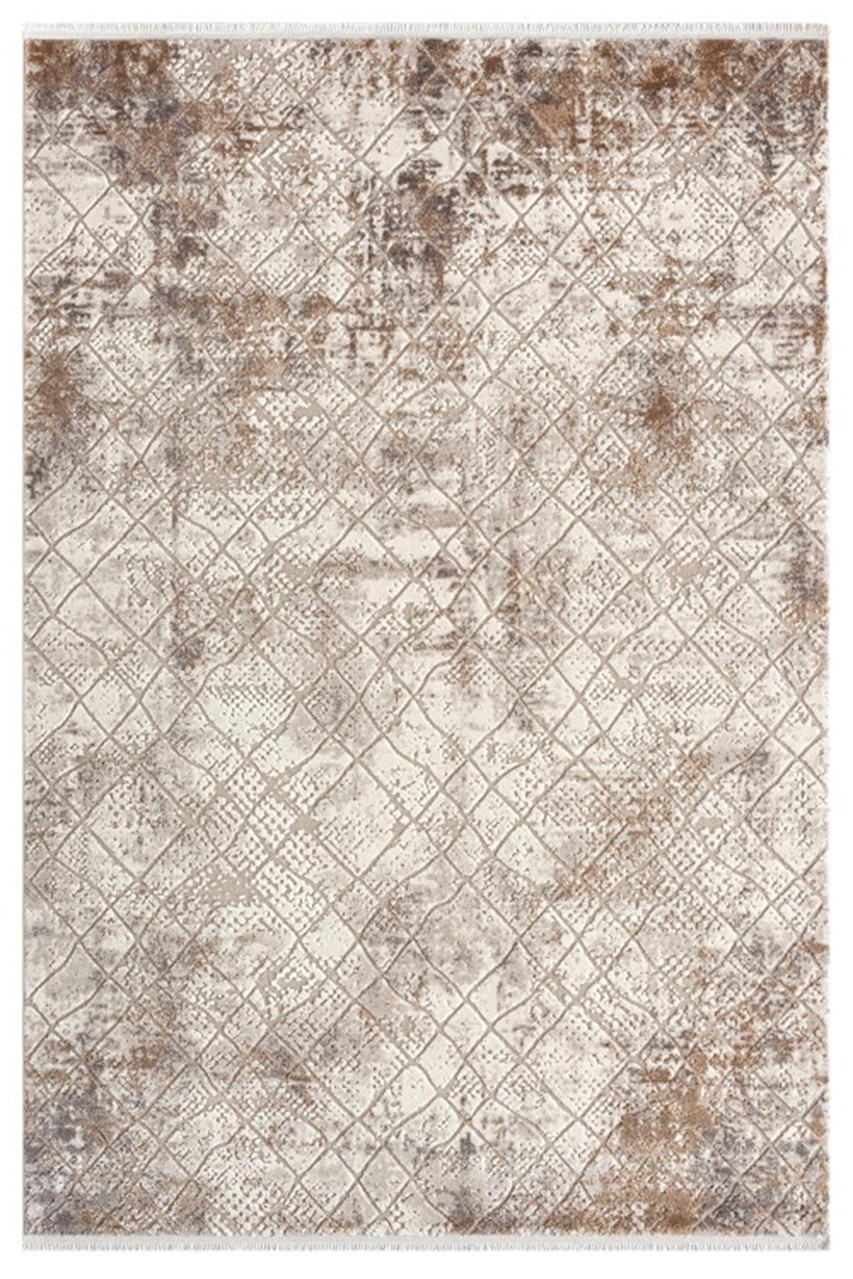 Çam Halı Maçka 4005 Vizon Seyran Halı Modern Desen Makine Halısı