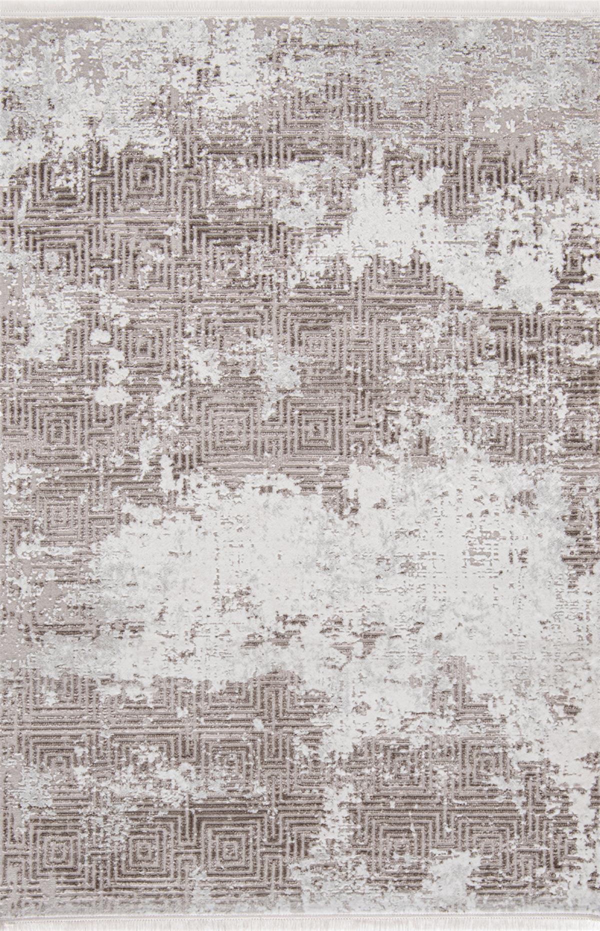 Çam Halı Norm 6201 Bej Romans Halı Modern Desenli Makine Halısı