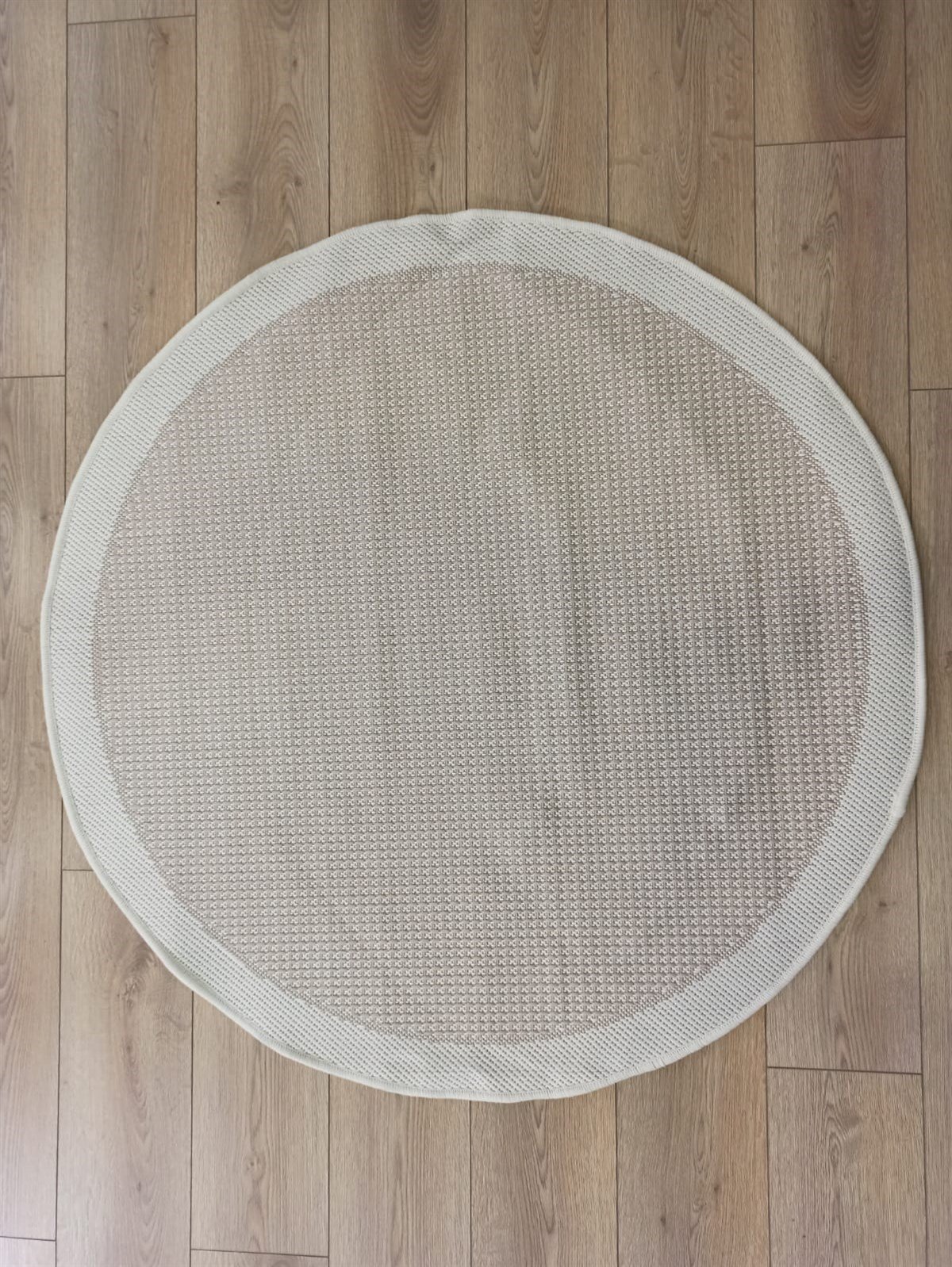 Çam Halı Sisal 9427 Krem / Bej Bordürlü Jüt Sisal Kilim
