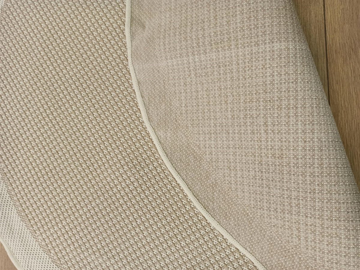 Çam Halı Sisal 9427 Krem / Bej Bordürlü Jüt Sisal Kilim