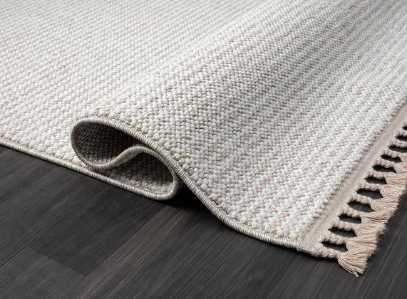 Çam Halı Solo EF005A Krem Bej İskandinav Tarzı Modern Desen Halı
