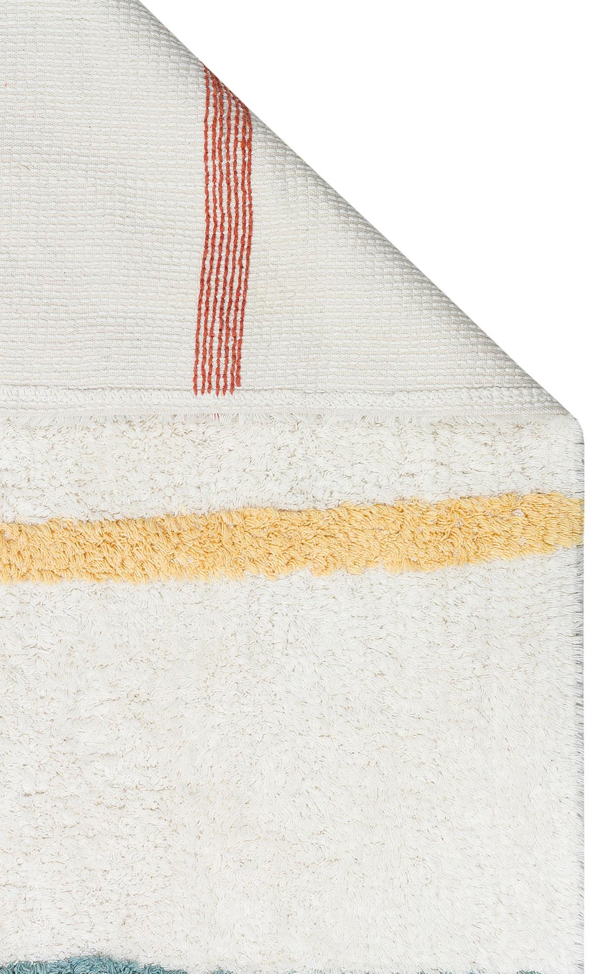 EKO Halı COTTON BOON XW CBN 01 MULTY XW  Kaymaz Tabanlı Yıkanabilir Doğal Pamuklu Bebek Halısı