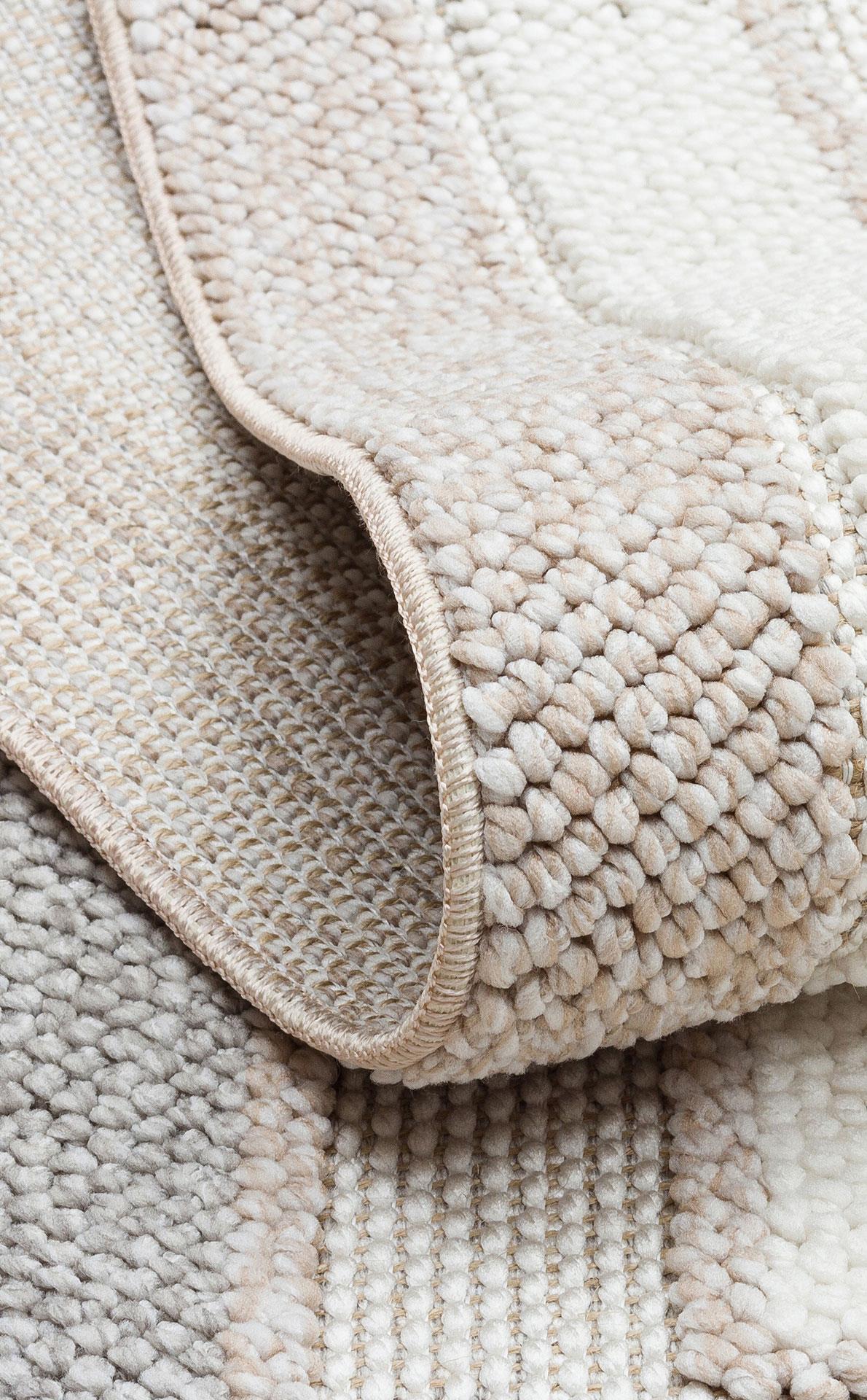 EKO Halı MOTTO MOT 04 BEIGE GREY Yumuşak Tuşeli Örgü Dokuma Modern Makine Halısı