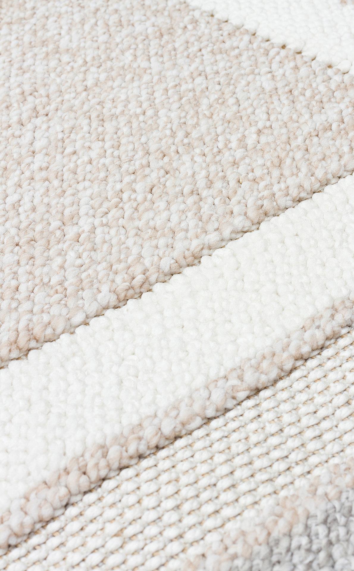 EKO Halı MOTTO MOT 04 BEIGE GREY Yumuşak Tuşeli Örgü Dokuma Modern Makine Halısı